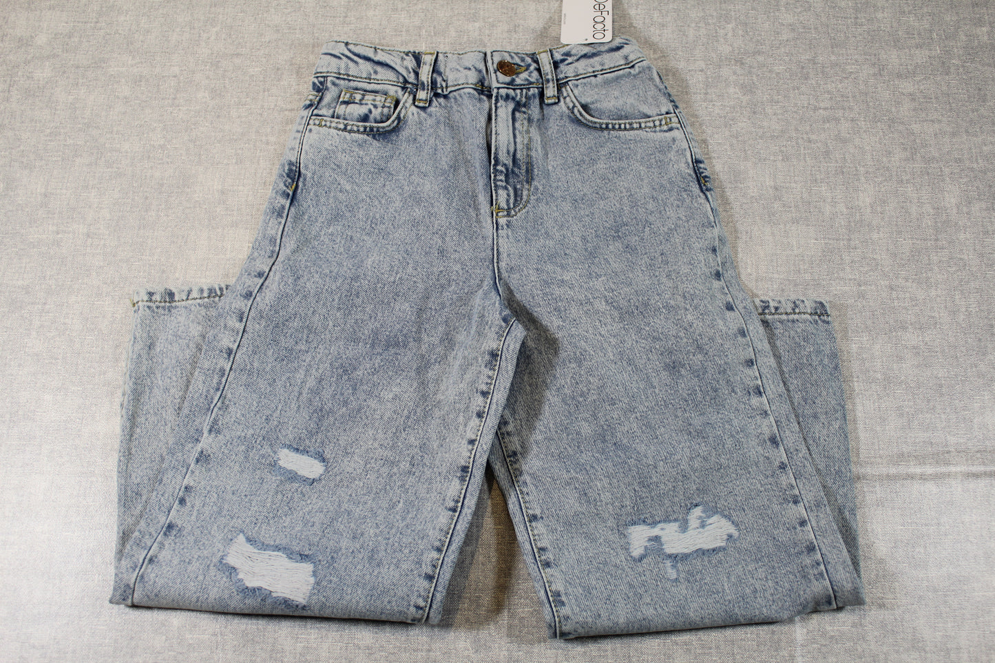 Bekleidungsset stylischer Kapuzenpullover Bluejeans Mädchen 128/134