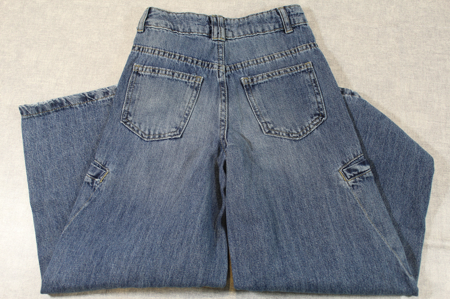Bekleidungsset Bluejeans stylischer Pullover mit Paris Motiv Mädchen 128/134