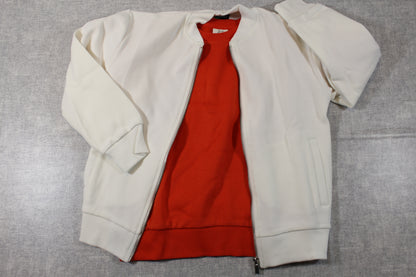 Bekleidungsset Roter Pullover Elegante Weste mit Pullover gestreift Jungs 128/134