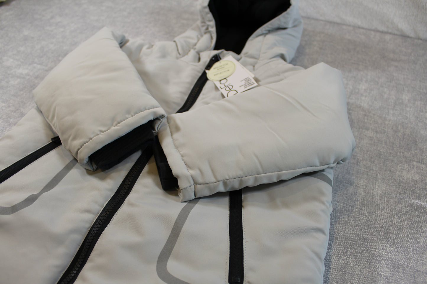 Winterjacke mit Reflektoren 110/116