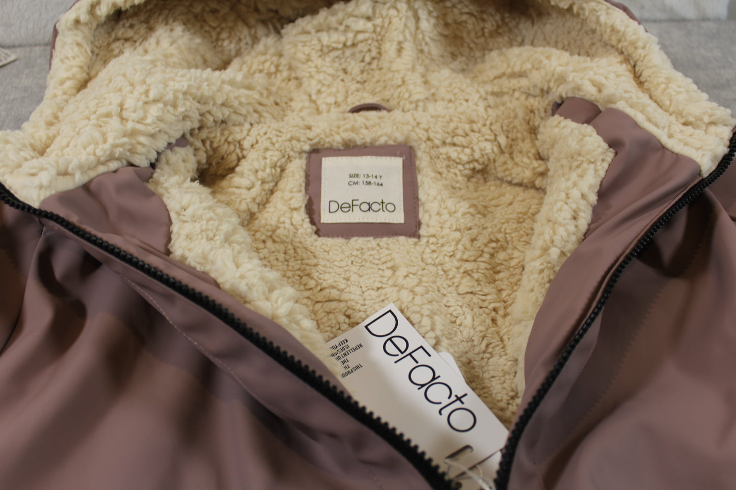 Winterjacke wasserabweisend und kuschelig 158/164