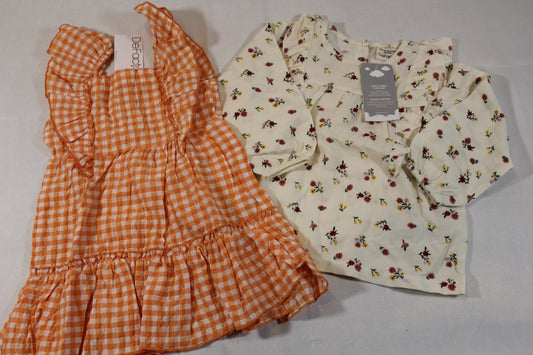 92/98 Set Leichte Kleider Mädchen