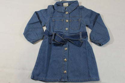 92/98 Kleid in Jeans Optik Mädchen