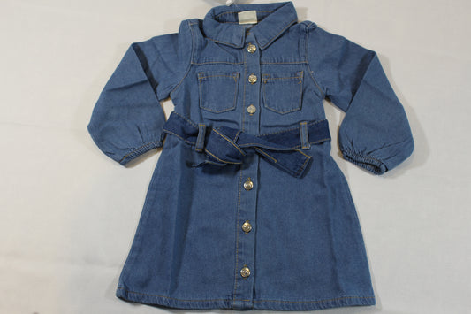 92/98 Kleid in Jeans Optik Mädchen