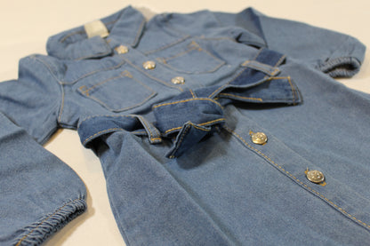 Kleid in Jeans Optik Mädchen 92/98