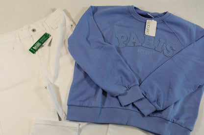 Tolle Kombi Mädchen Jeans & Pullover 146/152