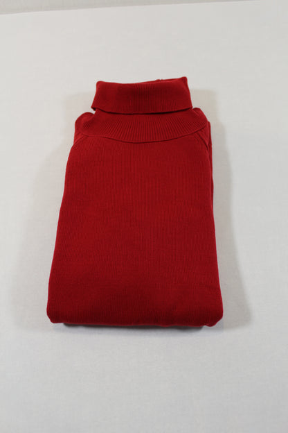 Roter Leichter Rollkragenpullover Mädchen 158/164