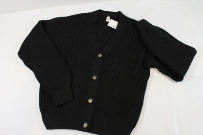 Stylische Striktweste Mädchen Schwarz 158/164