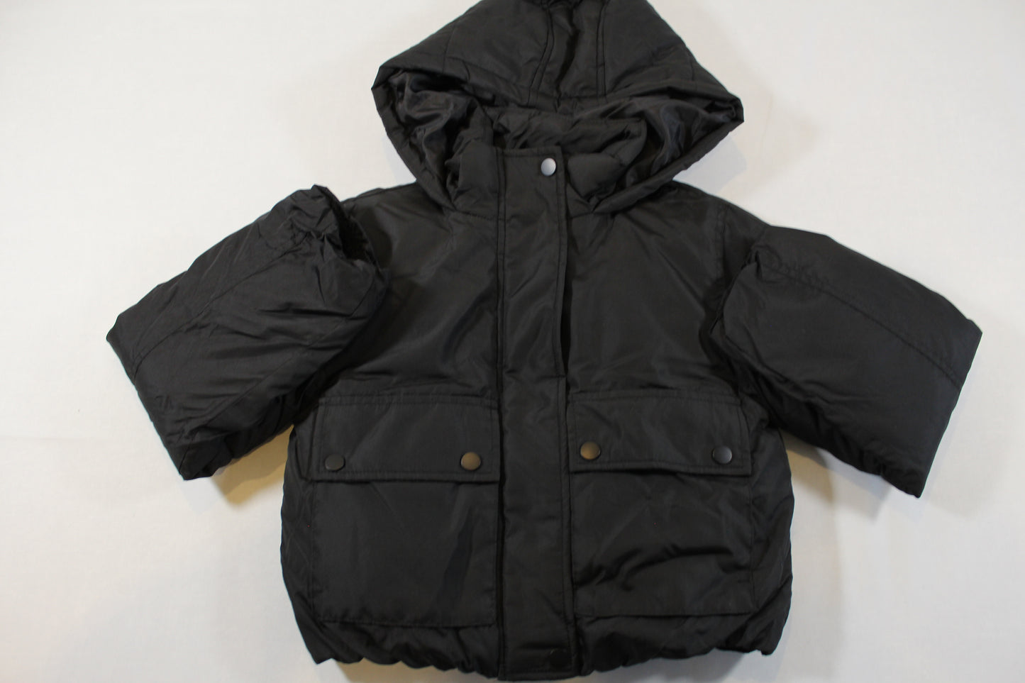 122/128 Schwarze warme Jacke Mädchen