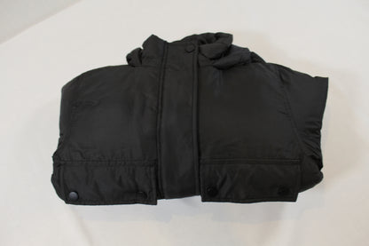 Schwarze warme Jacke Mädchen 122/128
