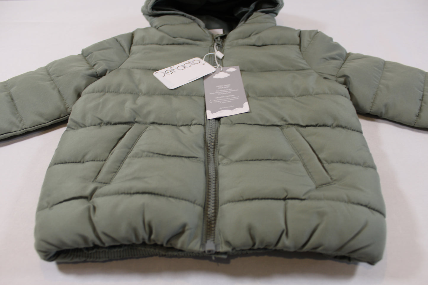 Grüne Warme Jacke Jungs 80/86
