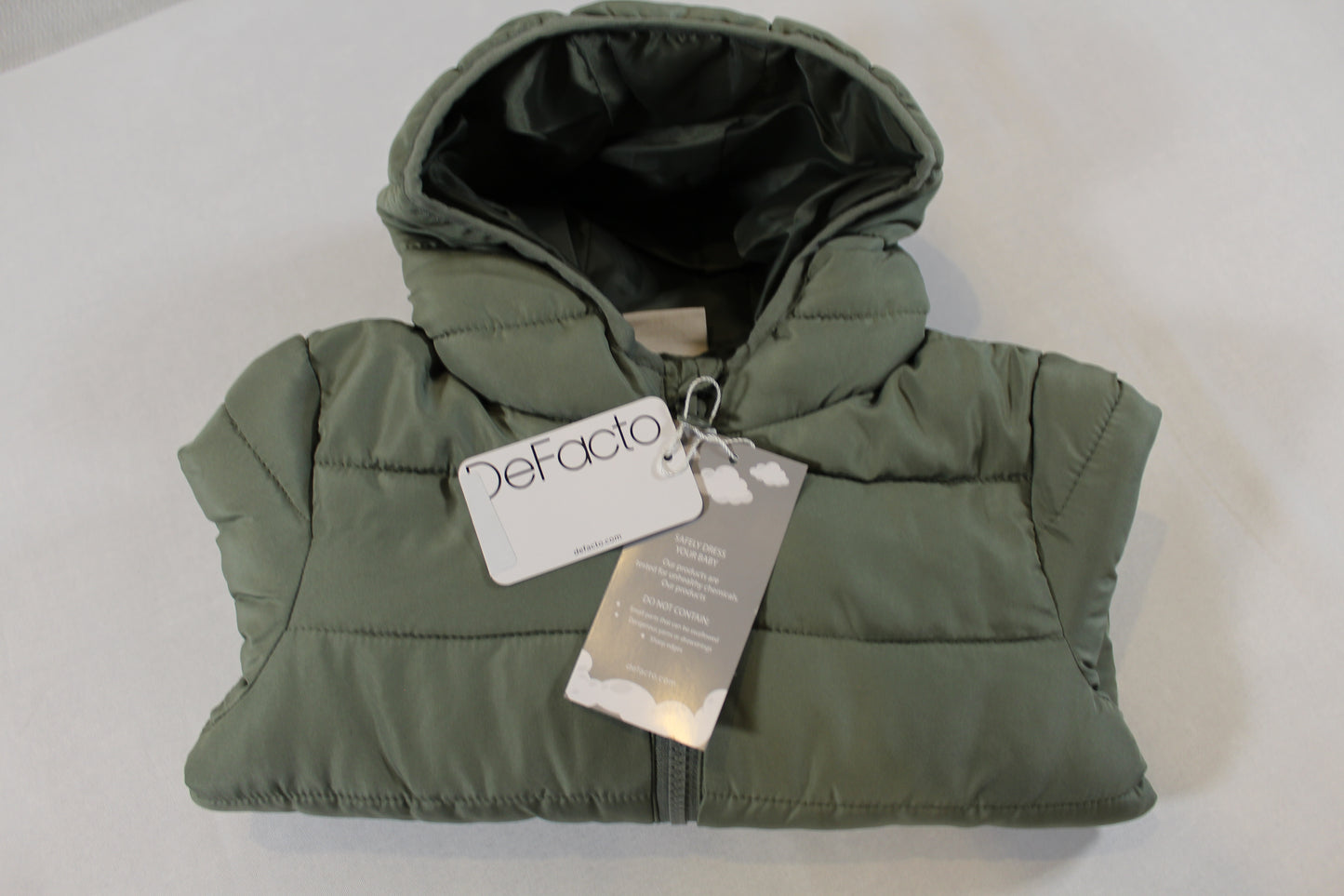 Grüne Warme Jacke Jungs 80/86