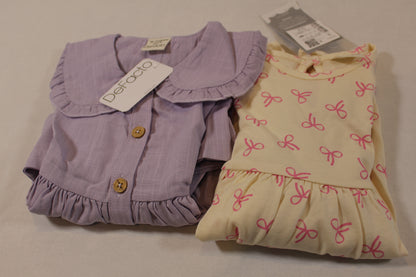 Set 2 Kleidchen Kombi 86/92