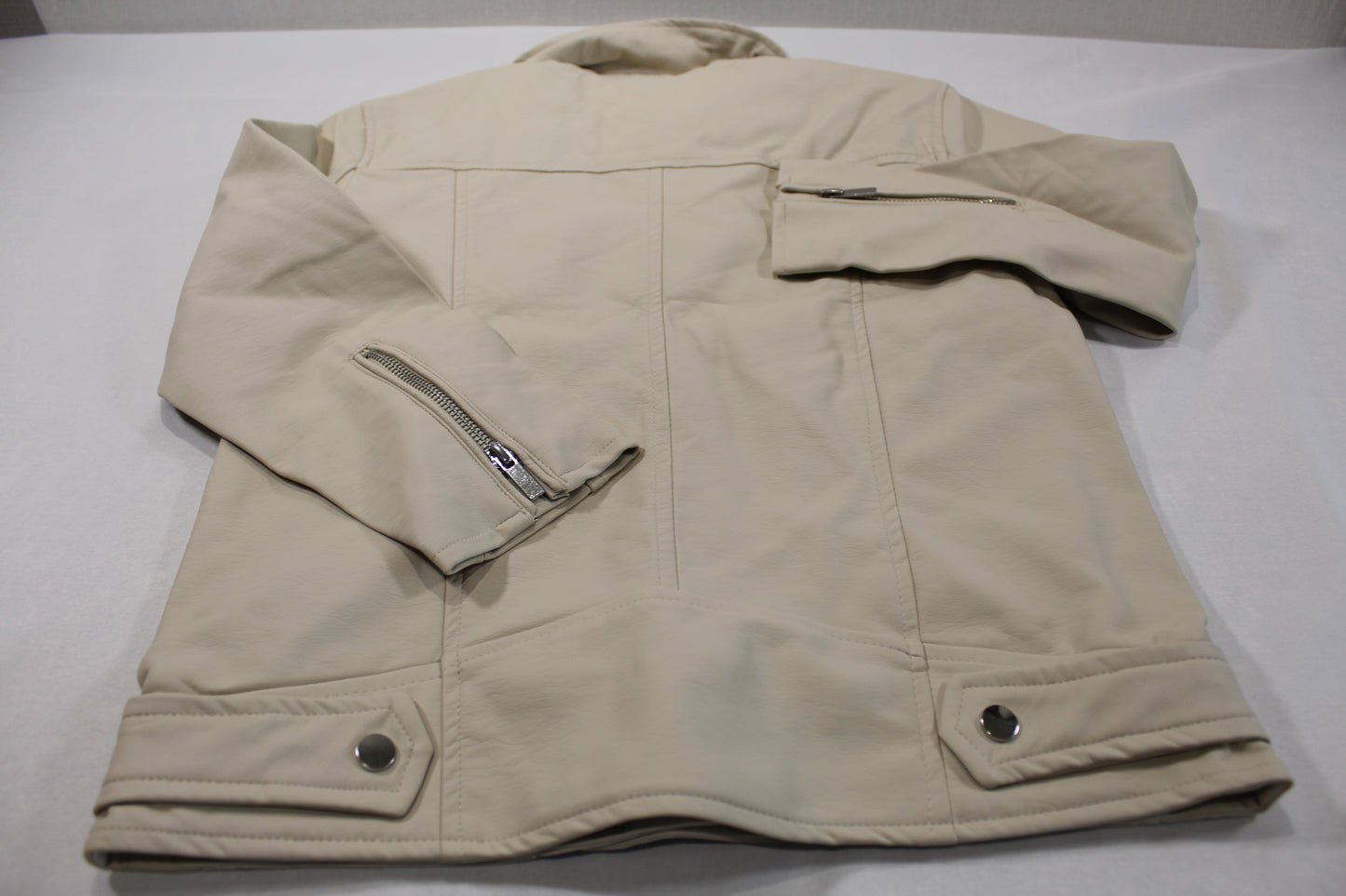 Lederjacke Beige Mädchen 128/134