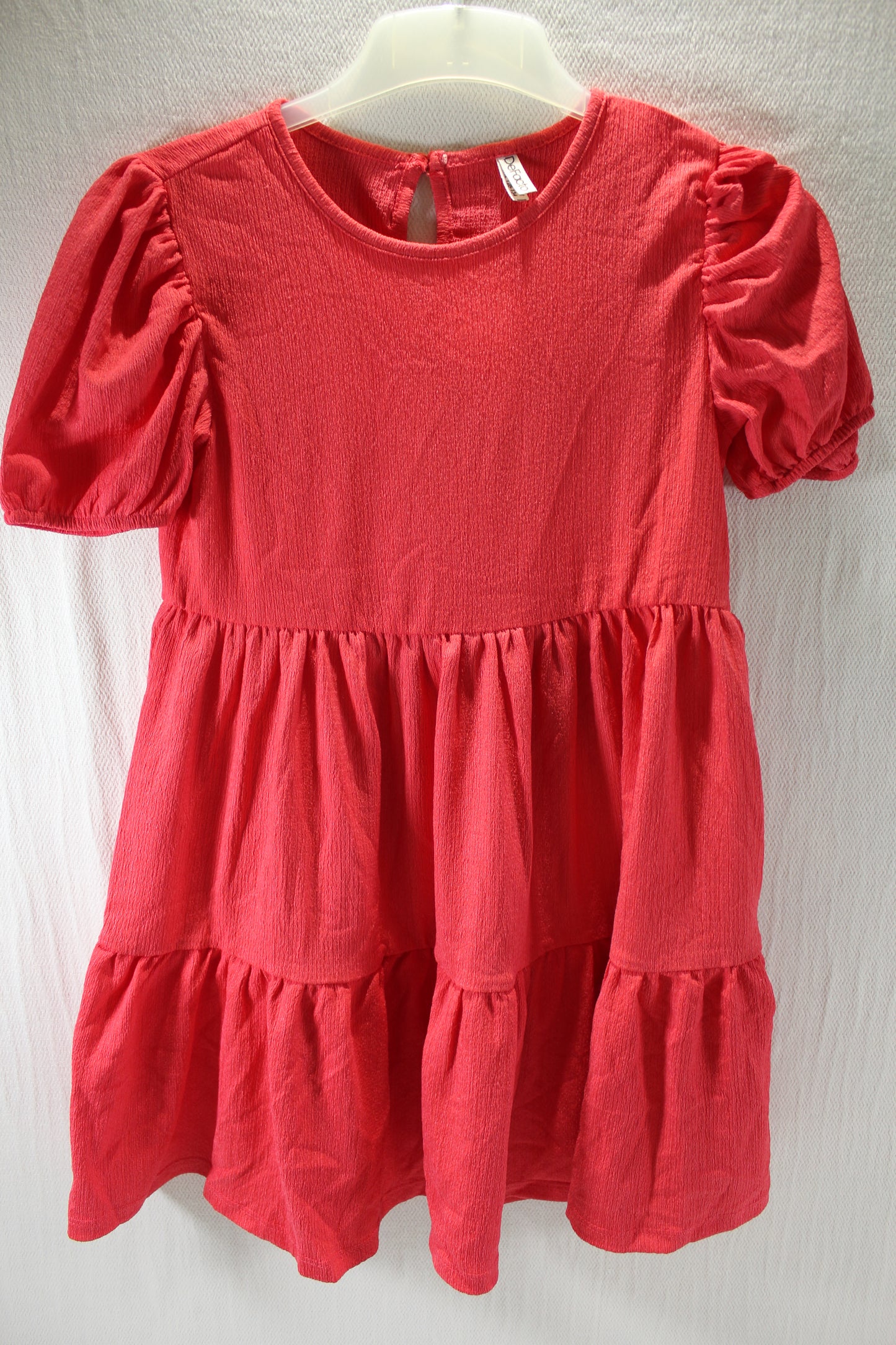 128/134 Rotes Kleid Mädchen