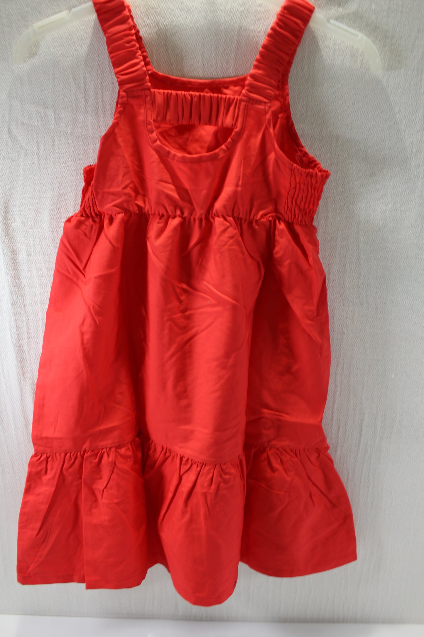 Leichtes Rotes Kleid Mädchen 128/134