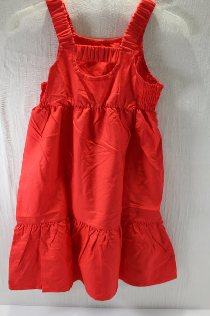 Leichtes Rotes Kleid Mädchen 128/134