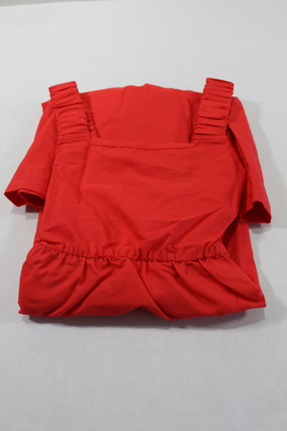 Leichtes Rotes Kleid Mädchen 128/134