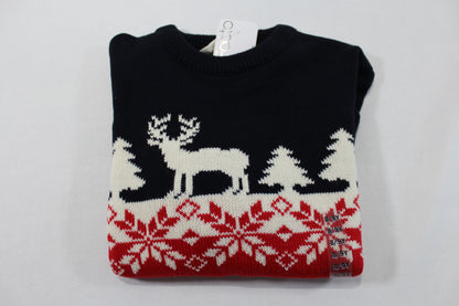 Weihnachtlicher Pullover Jungs 128/134