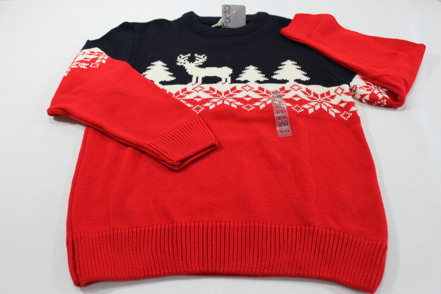 Weihnachtlicher Pullover Jungs 128/134