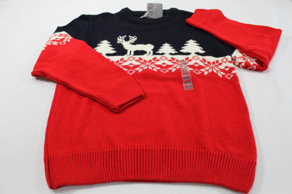 Weihnachtlicher Pullover Jungs 128/134