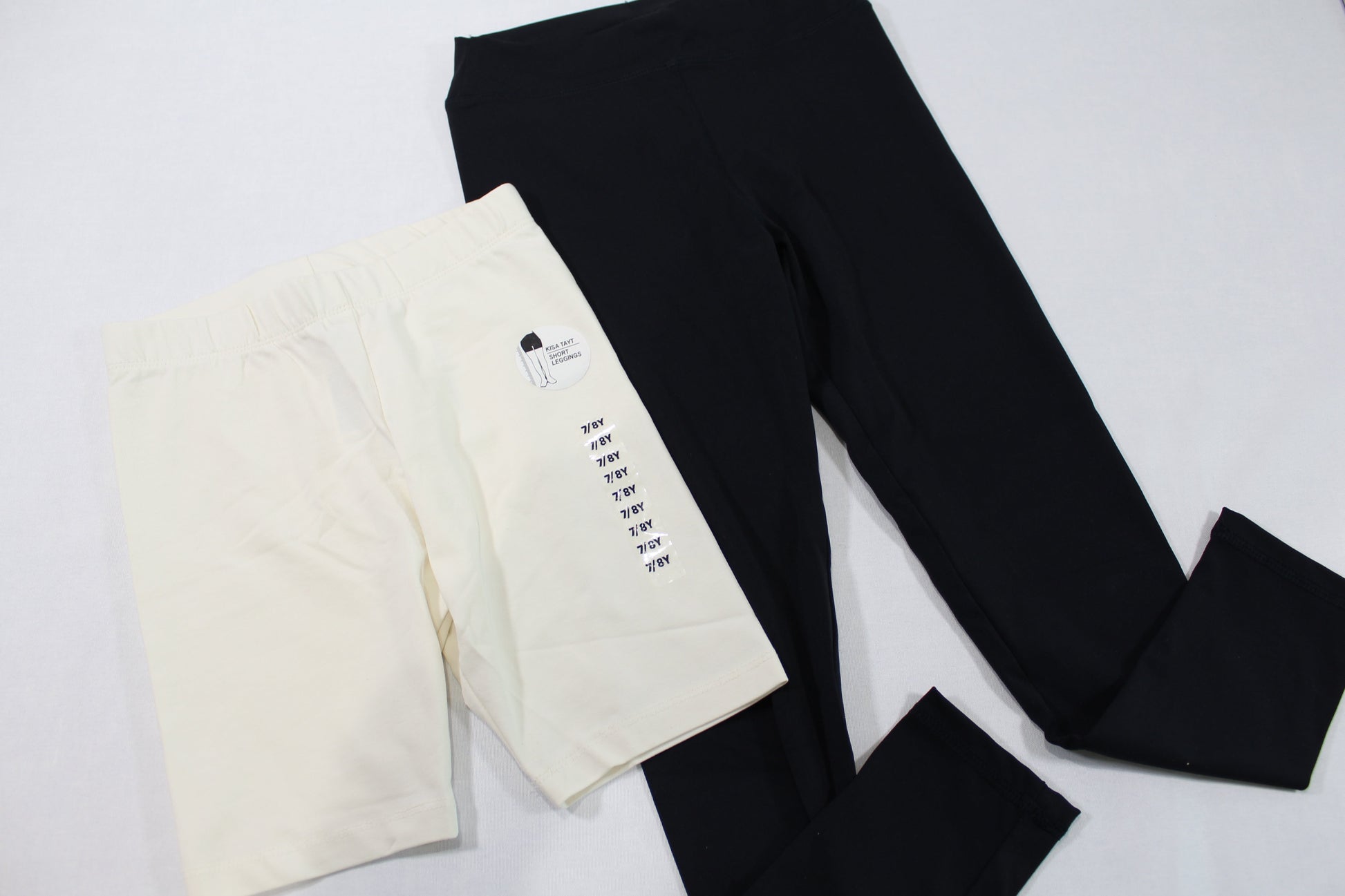 122/128 Set 2-teilig Leggins kurz+lang 