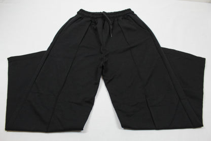 Leichter Zweiteiler Langarm Shirt weiß Schwarze Hose Mädchen 146/152