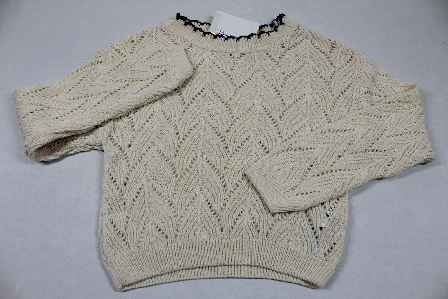 Set Schöne Strickpullover kurz Grün Lang Weiß Mädchen 122/128