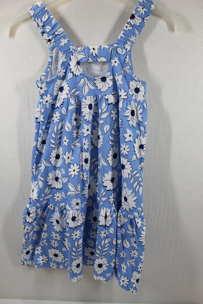 Schönes Blumenkleid Leicht Mädchen 122/128