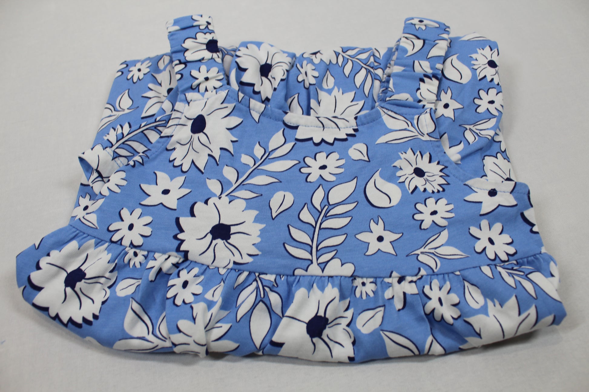 Schönes Blumenkleid Leicht Mädchen 122/128