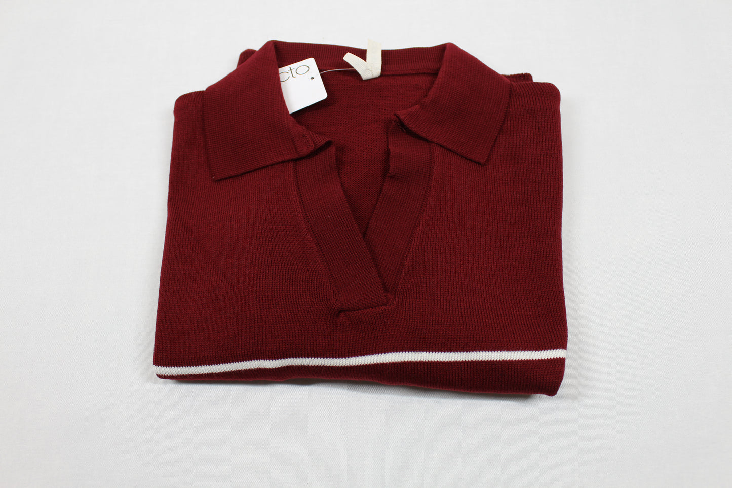 Rotgestreifter Pullover Mädchen 134/140