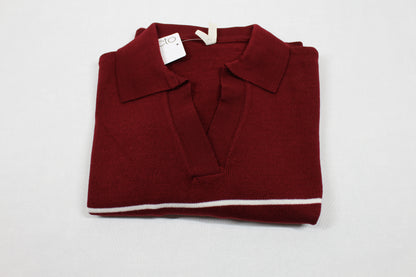 Rotgestreifter Pullover Mädchen 134/140