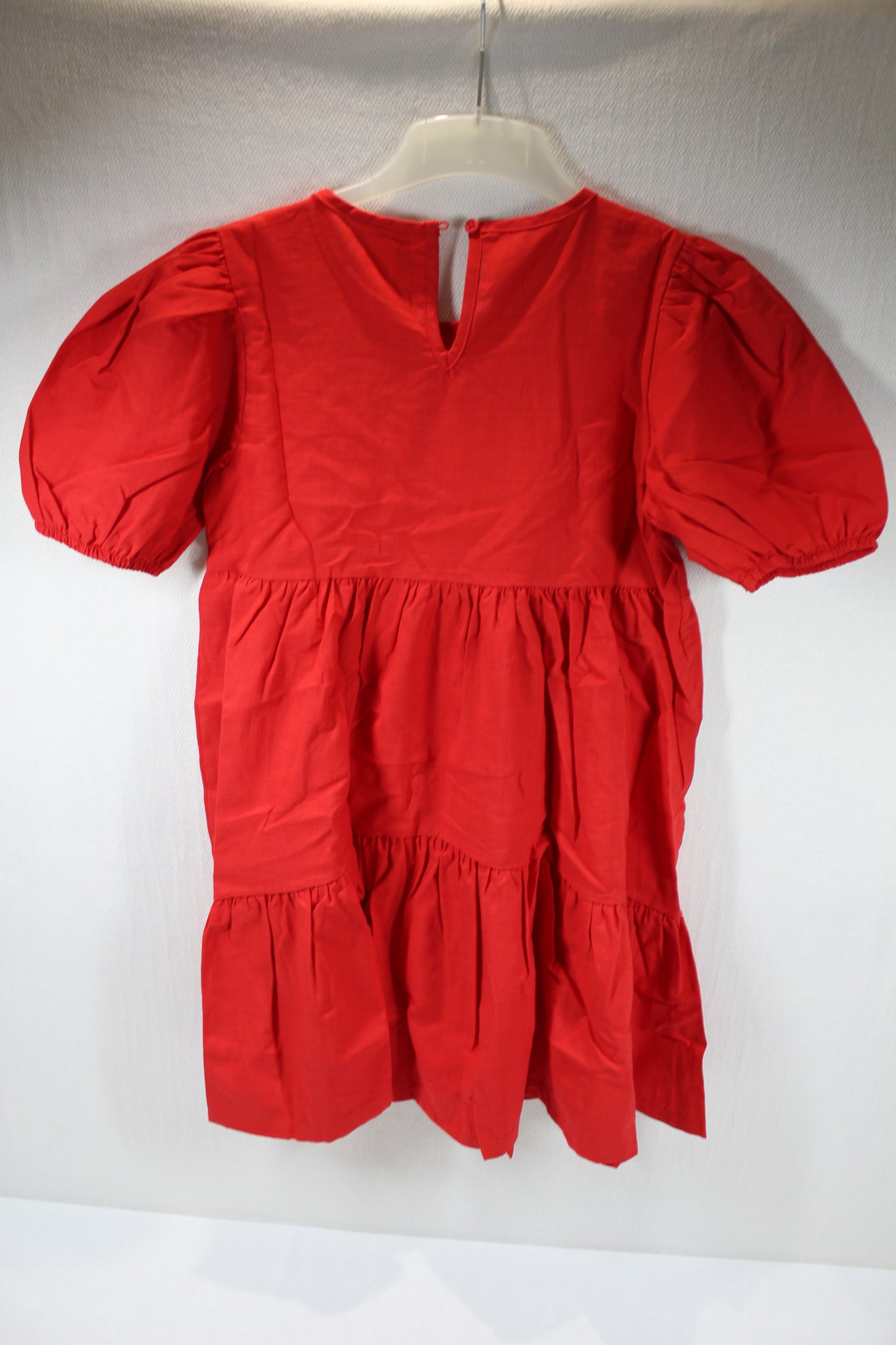 Rotes Sommerkleid Mädchen 134/140