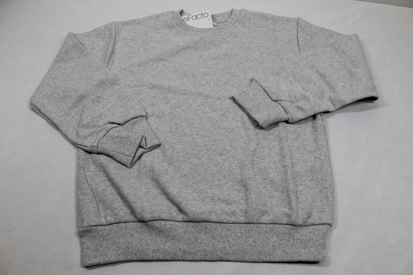 Set Pullover Grau Blaugestreift Pullover Jungs 134/140