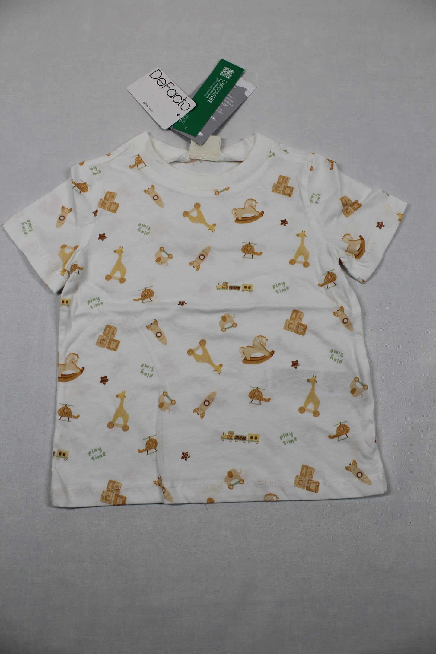 Leichter Zweiteiler T-Shirt kurze Hose mit Motiv Jungs 80/86