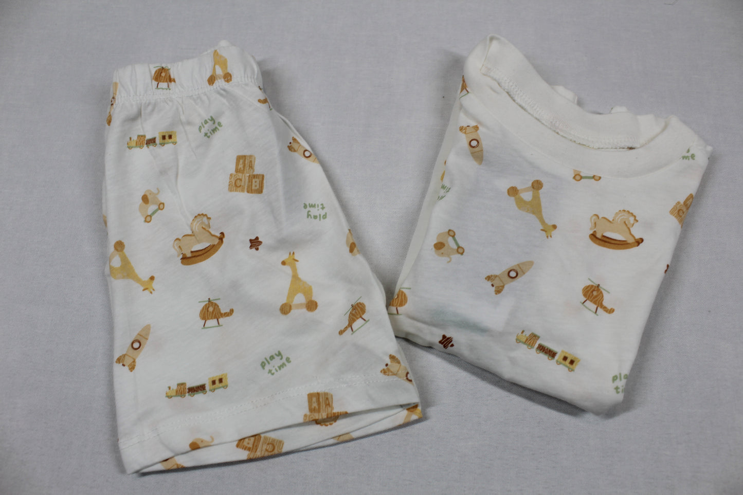 Leichter Zweiteiler T-Shirt kurze Hose mit Motiv Jungs 80/86