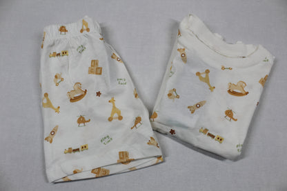 Leichter Zweiteiler T-Shirt kurze Hose mit Motiv Jungs 80/86