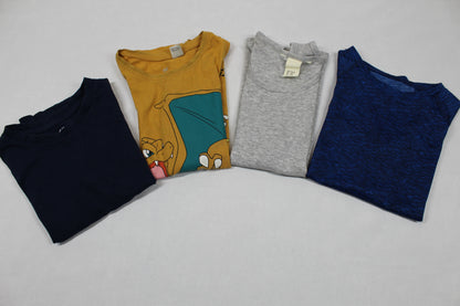 Set Schöne T-Shirts Ärmellos mit Motiv Uni 110/116