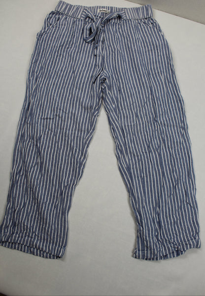 Set Leichte Sommer Hosen Kombination Blau Mädchen 134/140