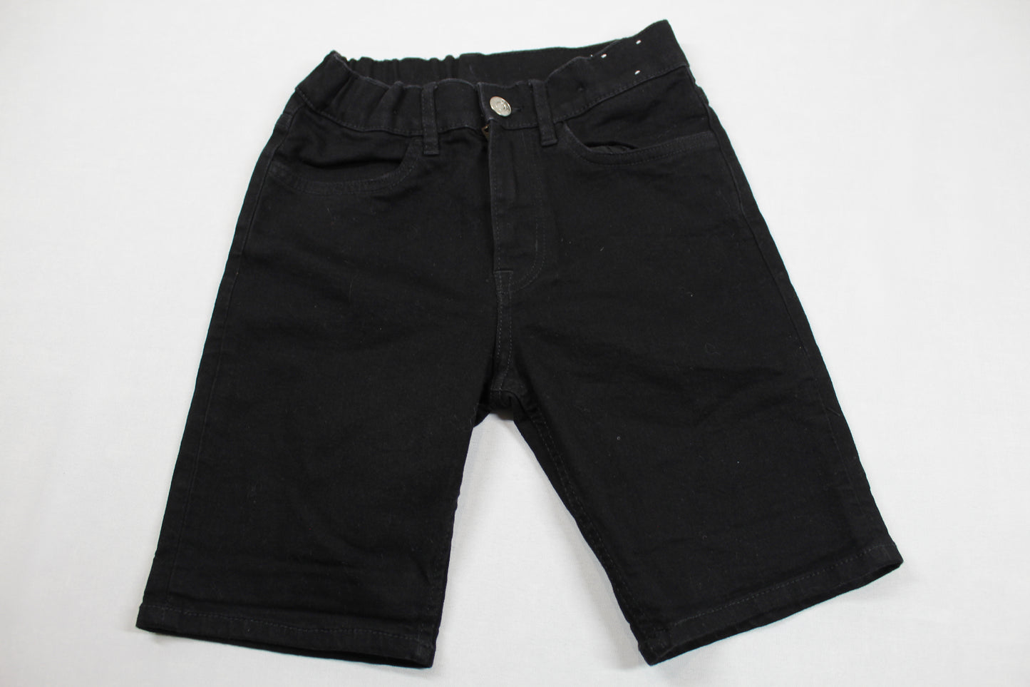 Set Kurze Schwarze Hose T-Shirt Motiv Mädchen 134/140