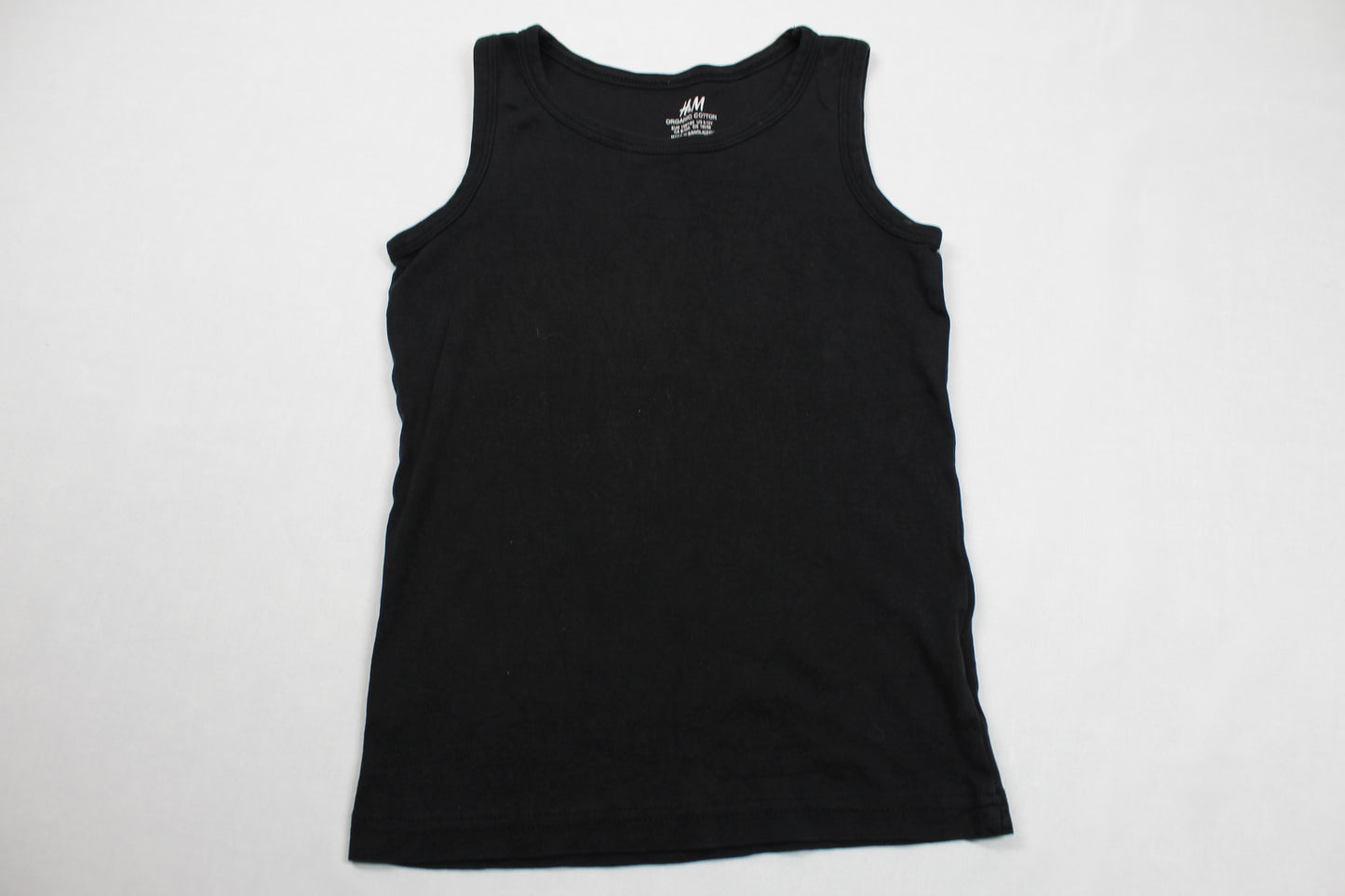 Set Kurzer Karierter Rock T-Shirt Schwarz Mädchen 134/140