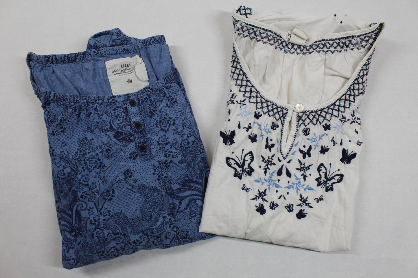 Set Leichte Blusen Motiv Mädchen 158/164