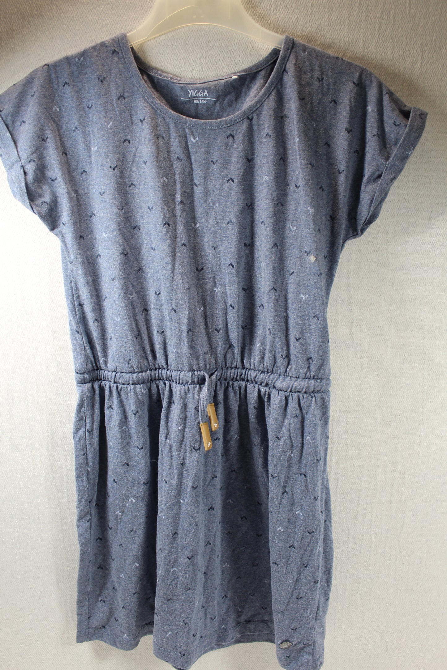 Set Hellblau Kleid Stylisches T-Shirt Luftig Mädchen 158/164