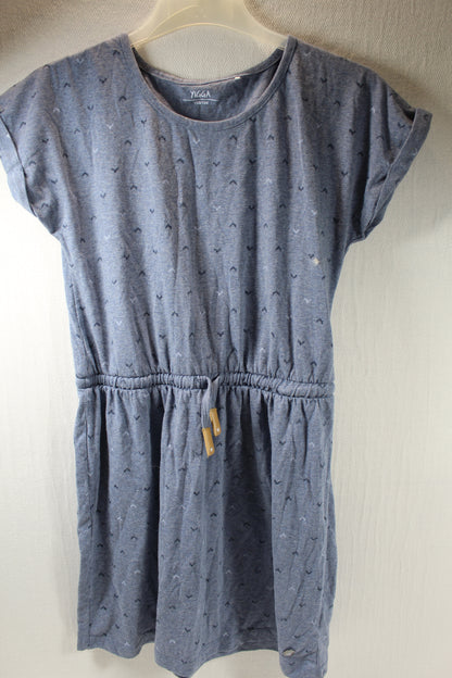 Set Hellblau Kleid Stylisches T-Shirt Luftig Mädchen 158/164