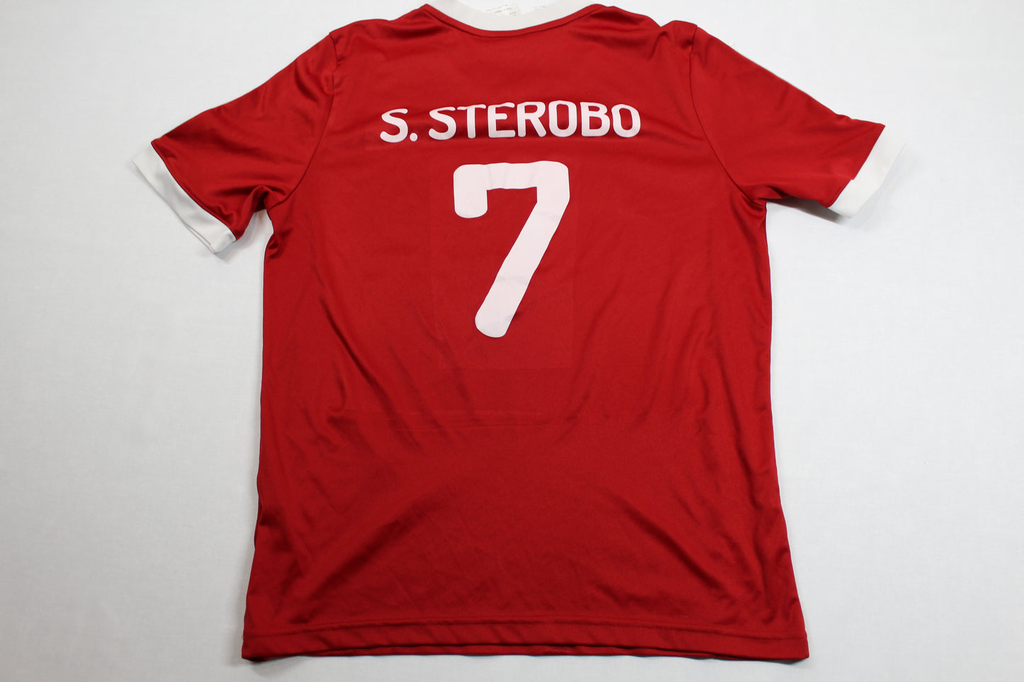 Dreierset T-Shit Art Trikot Motiv Rot Lila Beige Jungs 158/164