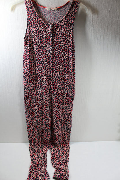 Set Blaues Kleid Leicht Jumpsuit Herzen Motiv Mädchen 146/152