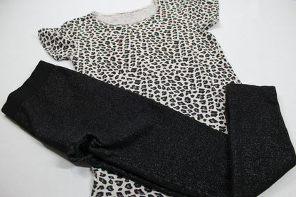 Set Leichtes T-Shirt Stylische Leggins Mädchen 146/152