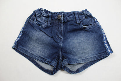 Set Top gestreift Kurze Bluejeans Mädchen 146/152