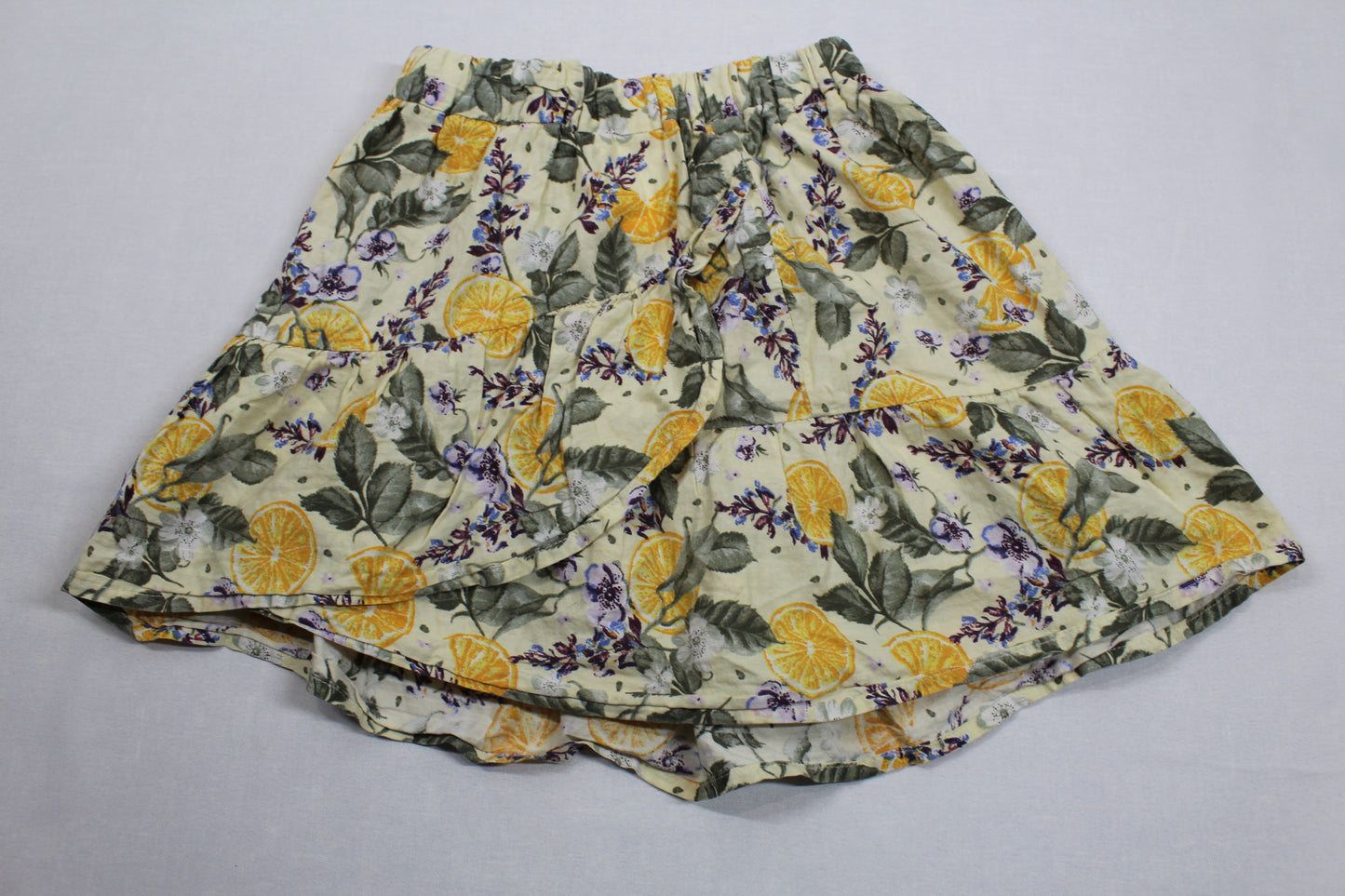 Leichtes Kleid Grün Kurzer leichter Rock Mädchen 110/116