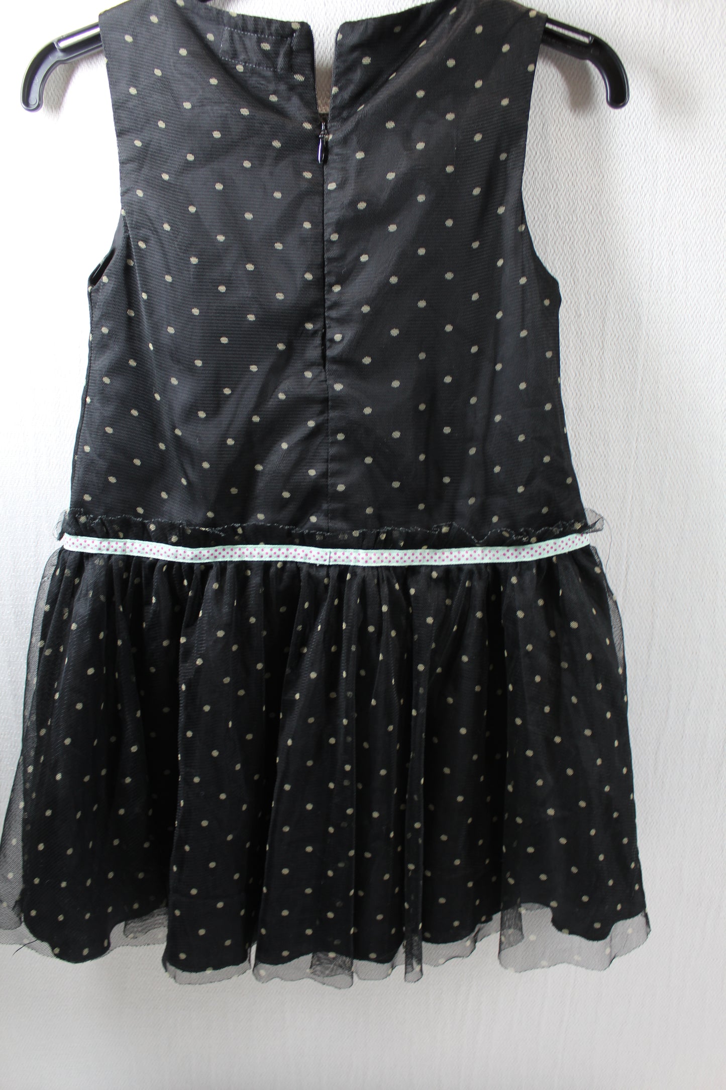 Elegantes Schwarze Kleid Mädchen 110/116
